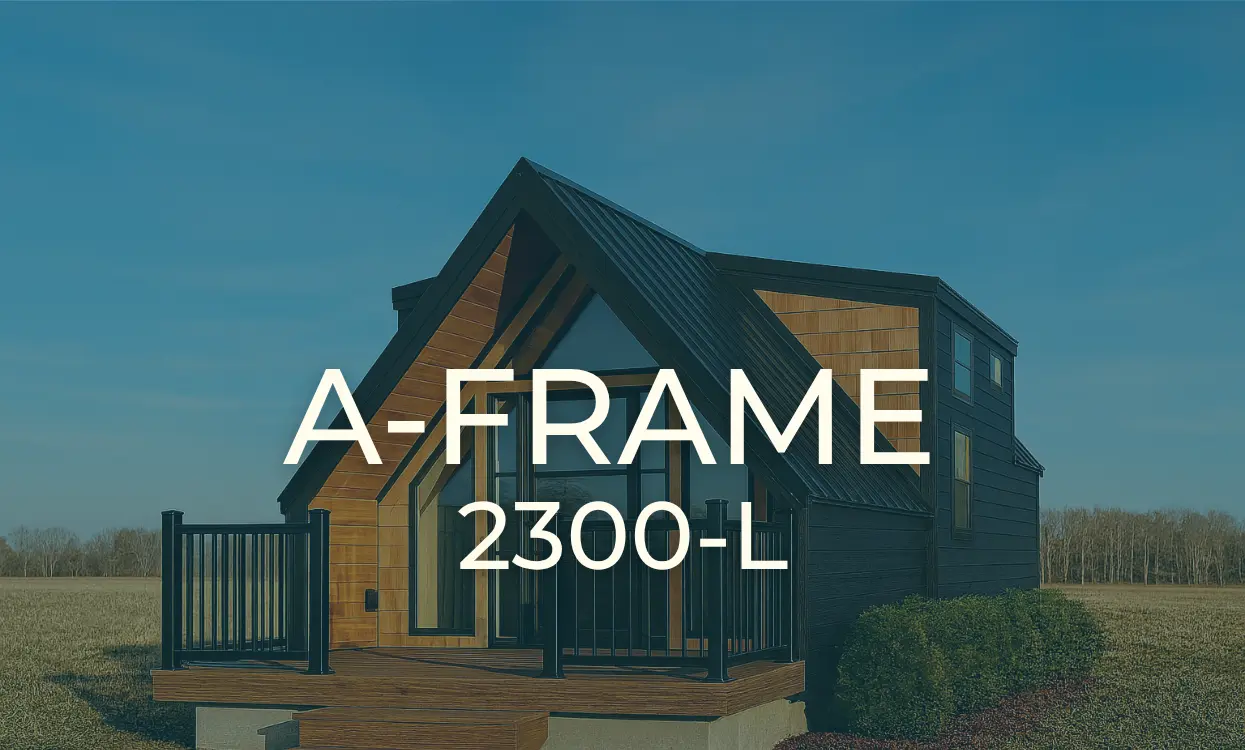 A-Frame 2300-L park model cottage